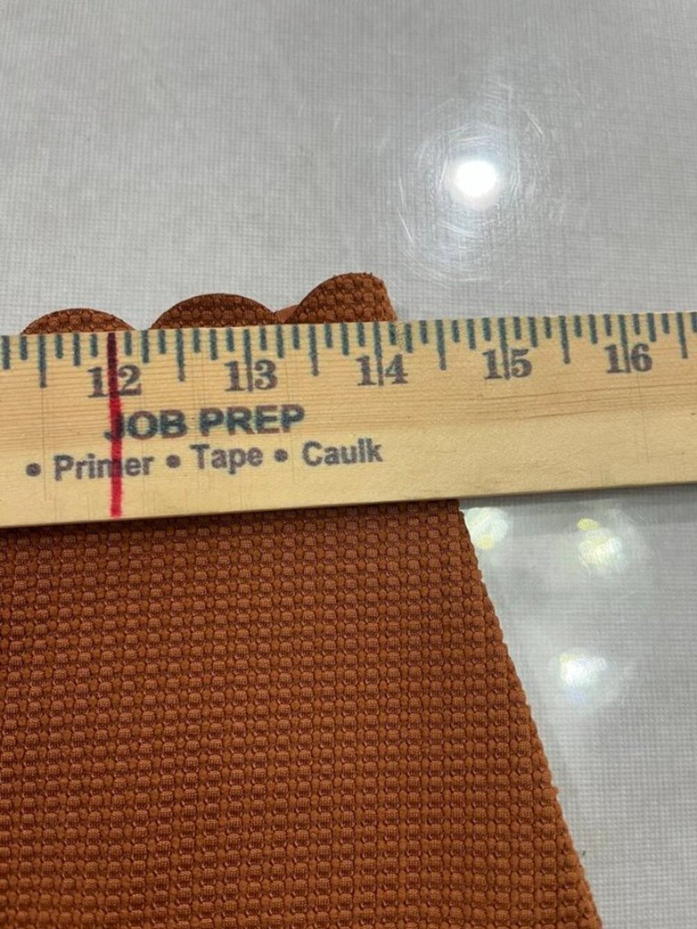 Aerie High Waisted Bikini Bottom Scalloped Edge Rust Orange Large - Picture 5 of 7